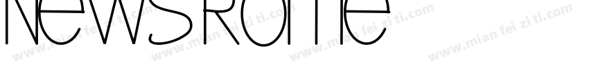 News Rome字体转换